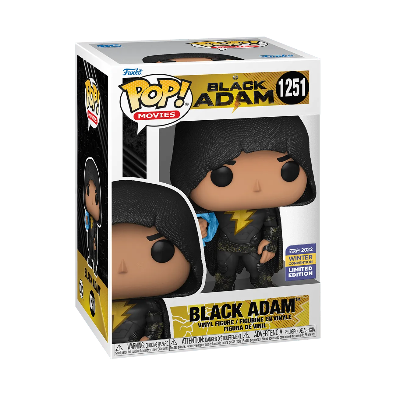 Black Adam (2022) - Black Adam Pop! Vinyl (2022 Winter Convention Exclusive) [RS] - Image 3