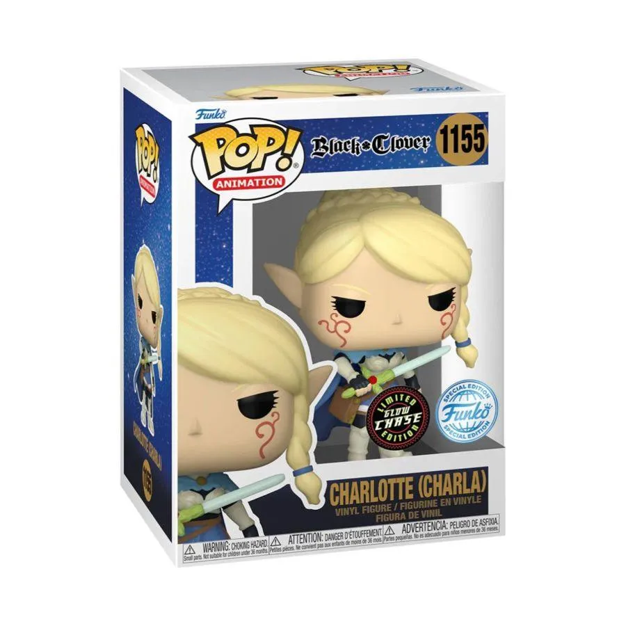 Black Clover - Charlotte US Exclusive Pop! Vinyl - Chase Bundle [RS]