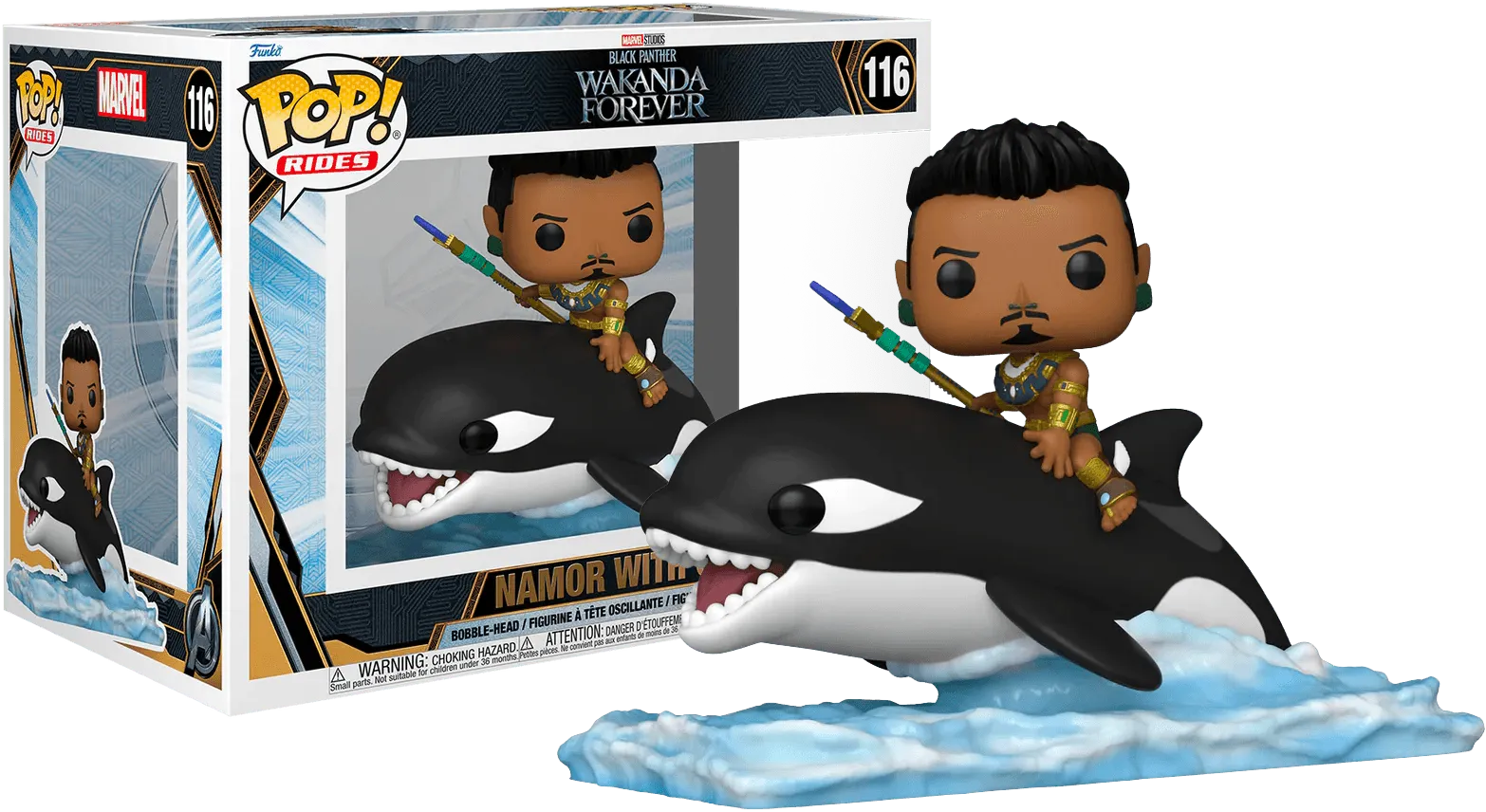 Black Panther 2: Wakanda Forever - Namor with Orca Pop! Ride