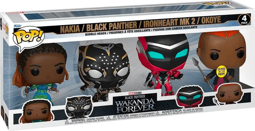 Black Panther 2: Wakanda Forever - US Exclusive Pop! 4-Pack [RS]
