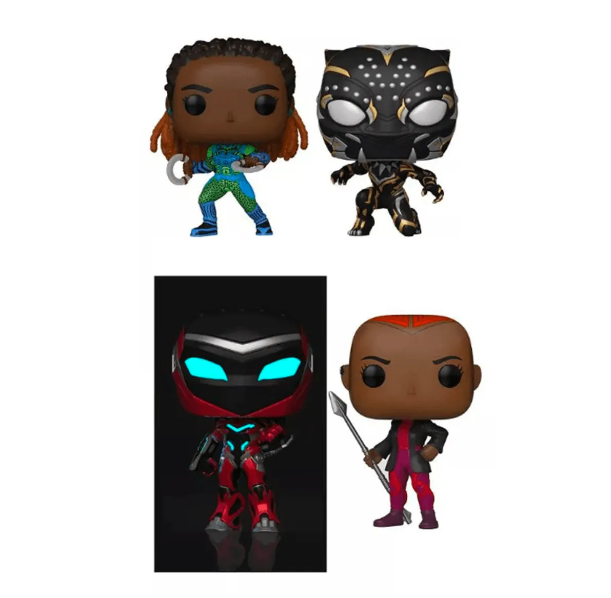 Black Panther 2: Wakanda Forever - US Exclusive Pop! 4-Pack [RS] - Image 2