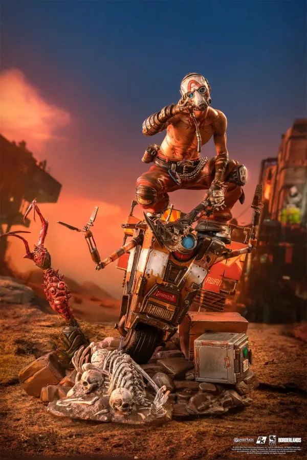 Borderlands 3 - Psycho & Claptrap 1:6 Diorama - Image 2