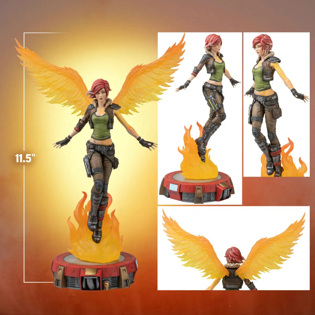 Borderlands - Lilith The Firehawk PVC Statue - Image 3