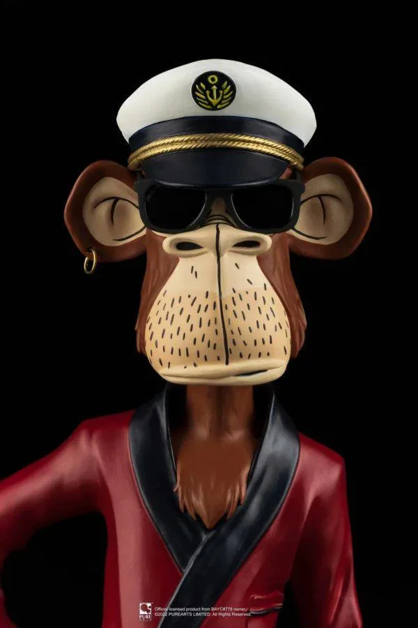 Bored Ape Yacht Club - Bored Captain Ape 1:8 Scale Statue - Image 3