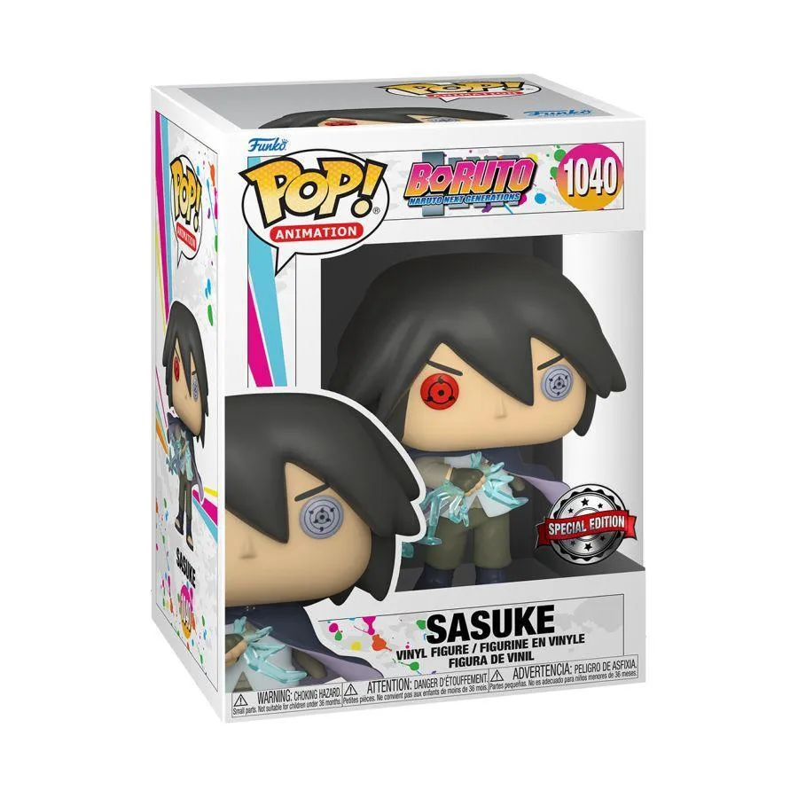 Boruto: Naruto Next Generations - Sasuke Sharingan US Exclusive Pop! Vinyl [RS] - Image 3
