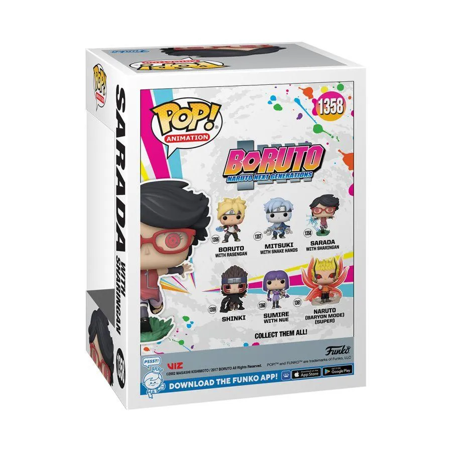 Boruto: Naruto Next Generations - Sarada with Sharingan Glow US Exclusive Pop! Vinyl [RS] - Image 5