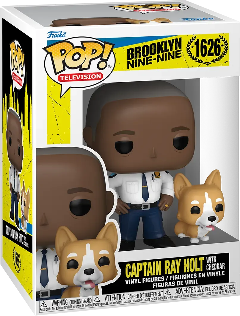 Brooklyn Nine-Nine - Captain Ray Holt with Cheddar Pop! Vinyl - Image 3