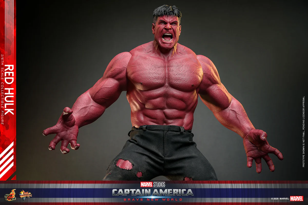 Captain America: Brave New World - Red Hulk 1:6 Scale Collectable Action Figure - Image 6