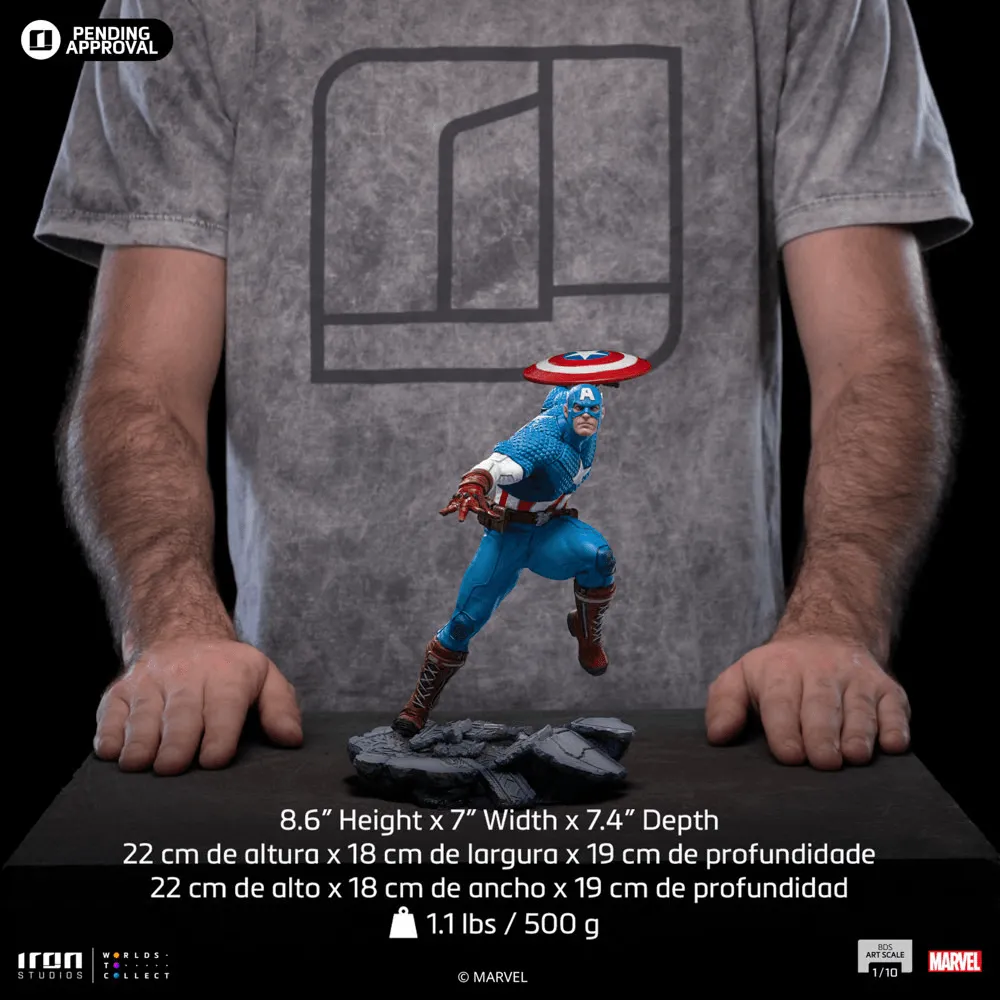 Captain America - Captain America 1:10 Scale Statue - Image 6
