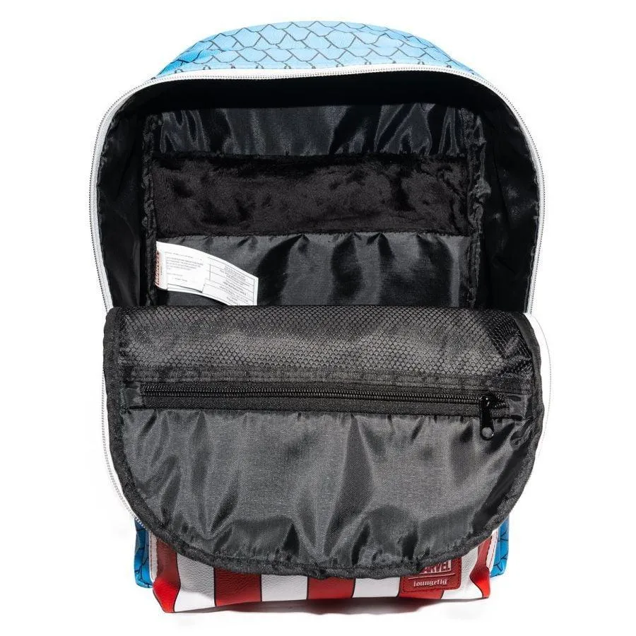 Captain America - Costume Mini Backpack with Pin - Image 8