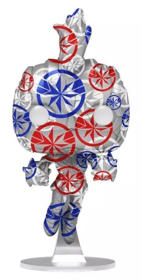 Captain Marvel - Patriotic Age (Artist) US Exclusive Pop! with Protector [RS] - Image 2