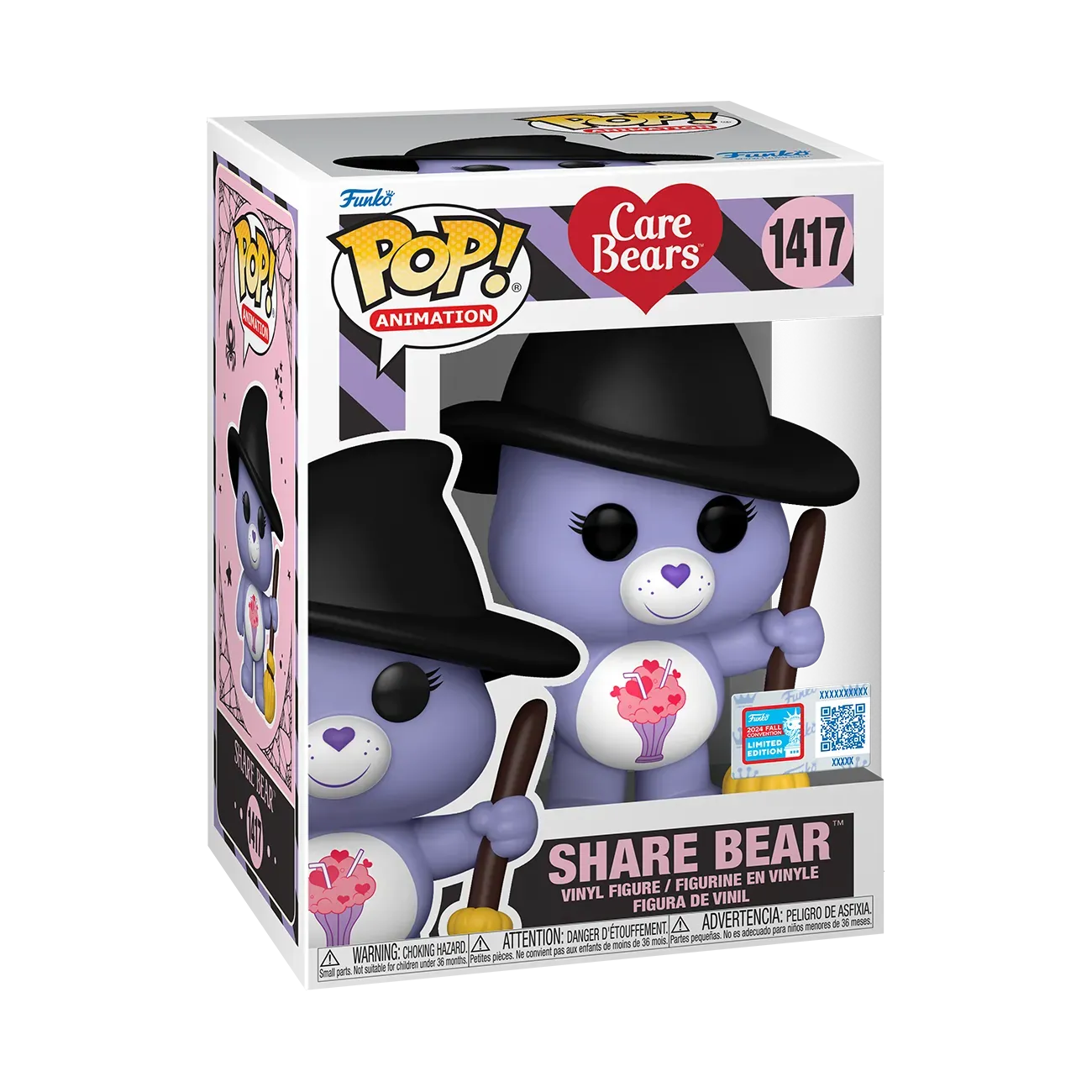 Care Bears - Share Bear Witch NYCC 2024 US Exclusive Pop! Vinyl [RS] - Image 3