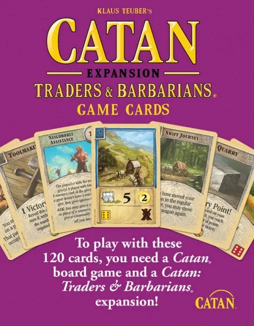 Catan Traders & Barbarians Expansion Card Deck 5th Edition - Image 2