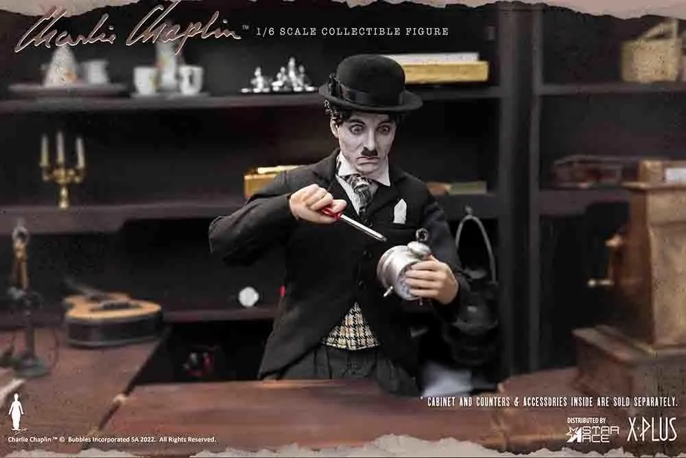 Charlie Chaplin - Charlie Chaplin 1:6 Scale Action Figure Set - Image 10