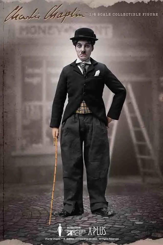 Charlie Chaplin - Charlie Chaplin 1:6 Scale Action Figure Set - Image 4