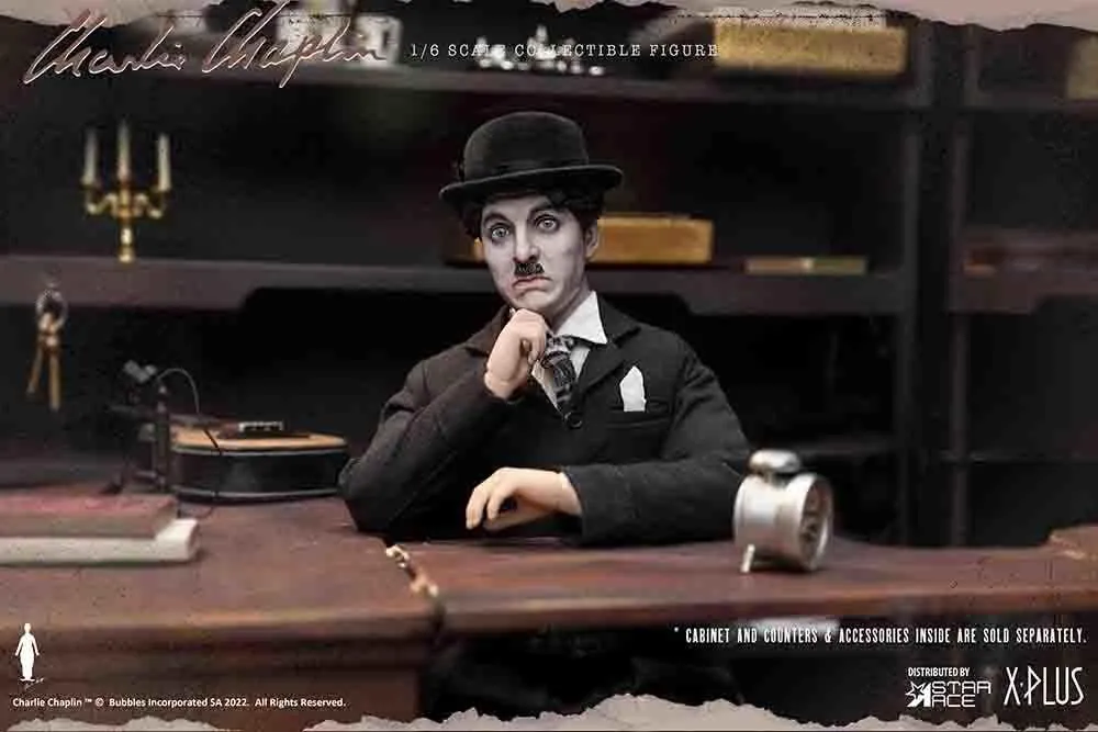 Charlie Chaplin - Charlie Chaplin 1:6 Scale Action Figure Set - Image 9