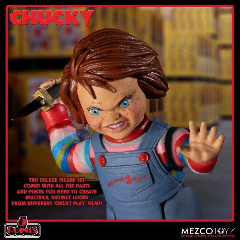 Child's Play - Chucky 5 Points Deluxe Action Figure Set - Image 3