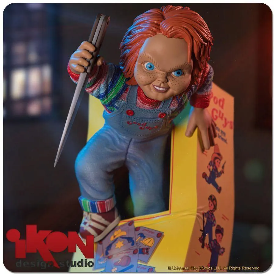 Child's Play - Chucky Breaking Free From Box PVC Statue - Image 12