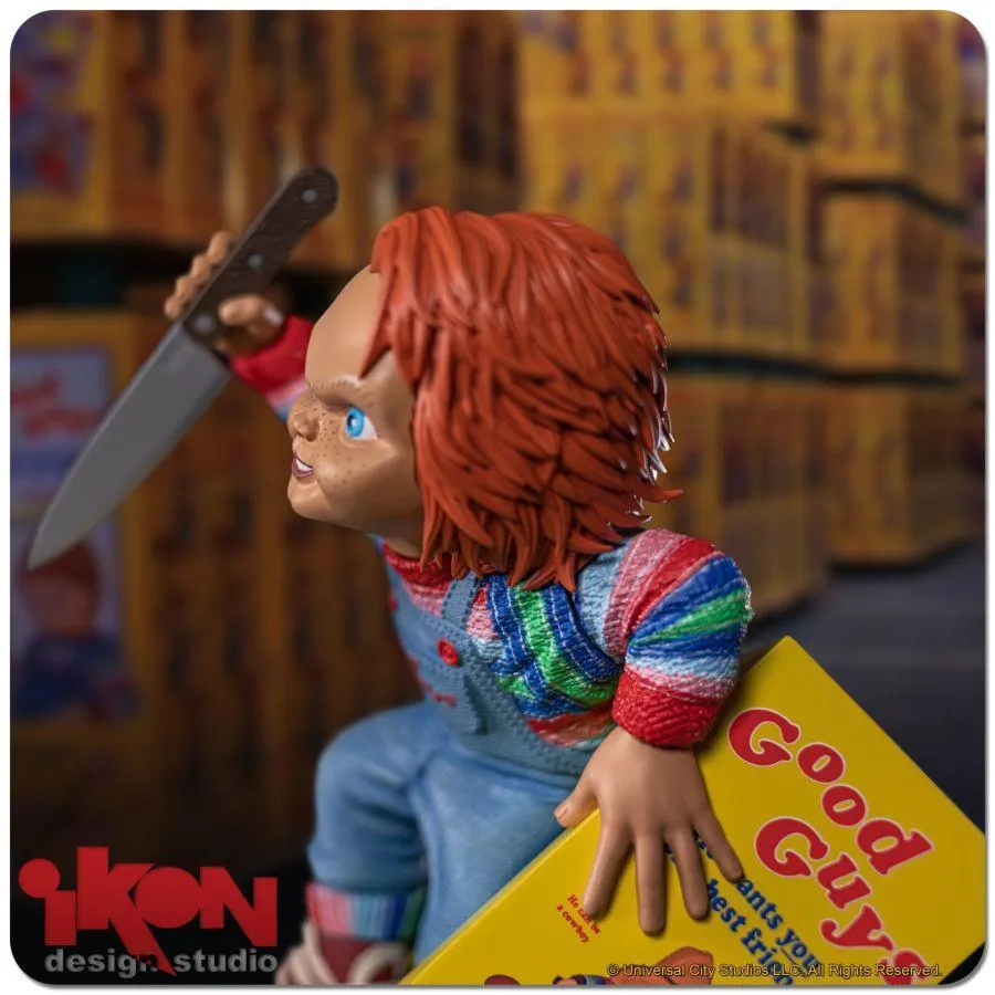 Child's Play - Chucky Breaking Free From Box PVC Statue - Image 14