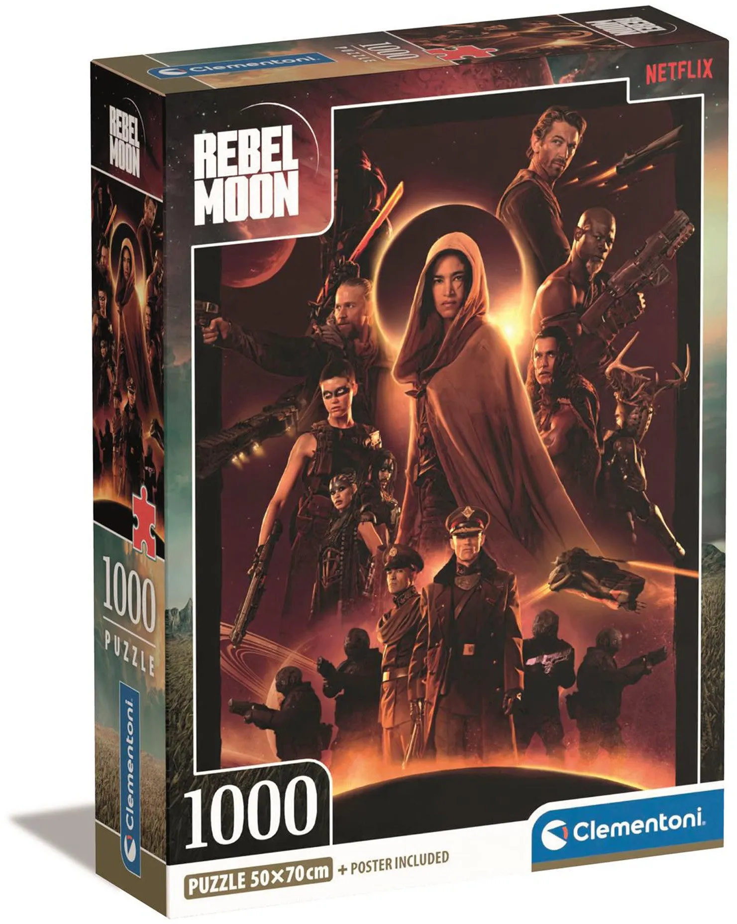 Clementoni Puzzle Netflix Rebel Moon Compact 3 1000 Piece Puzzle - Image 2