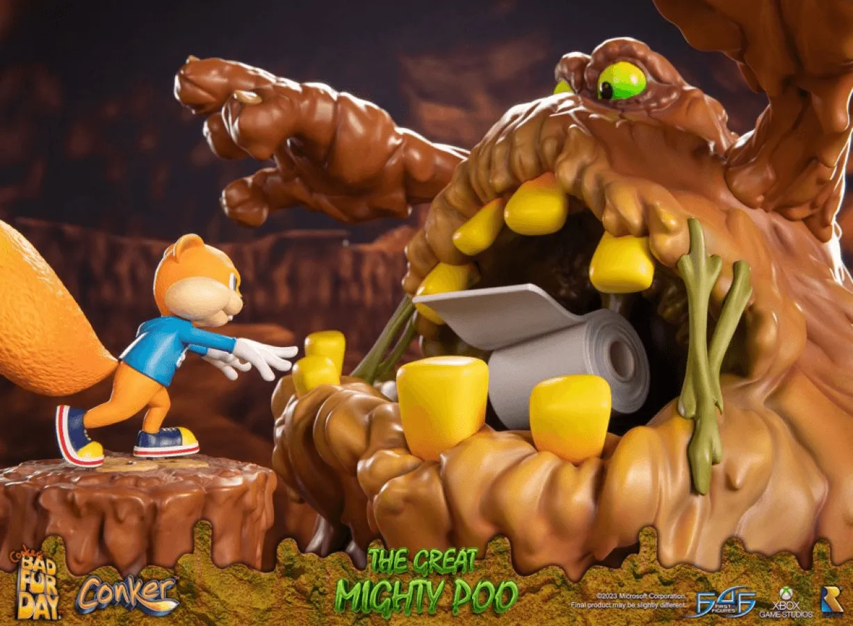 Conker's Bad Fur Day - The Great Mighty Poo Statue - Image 13
