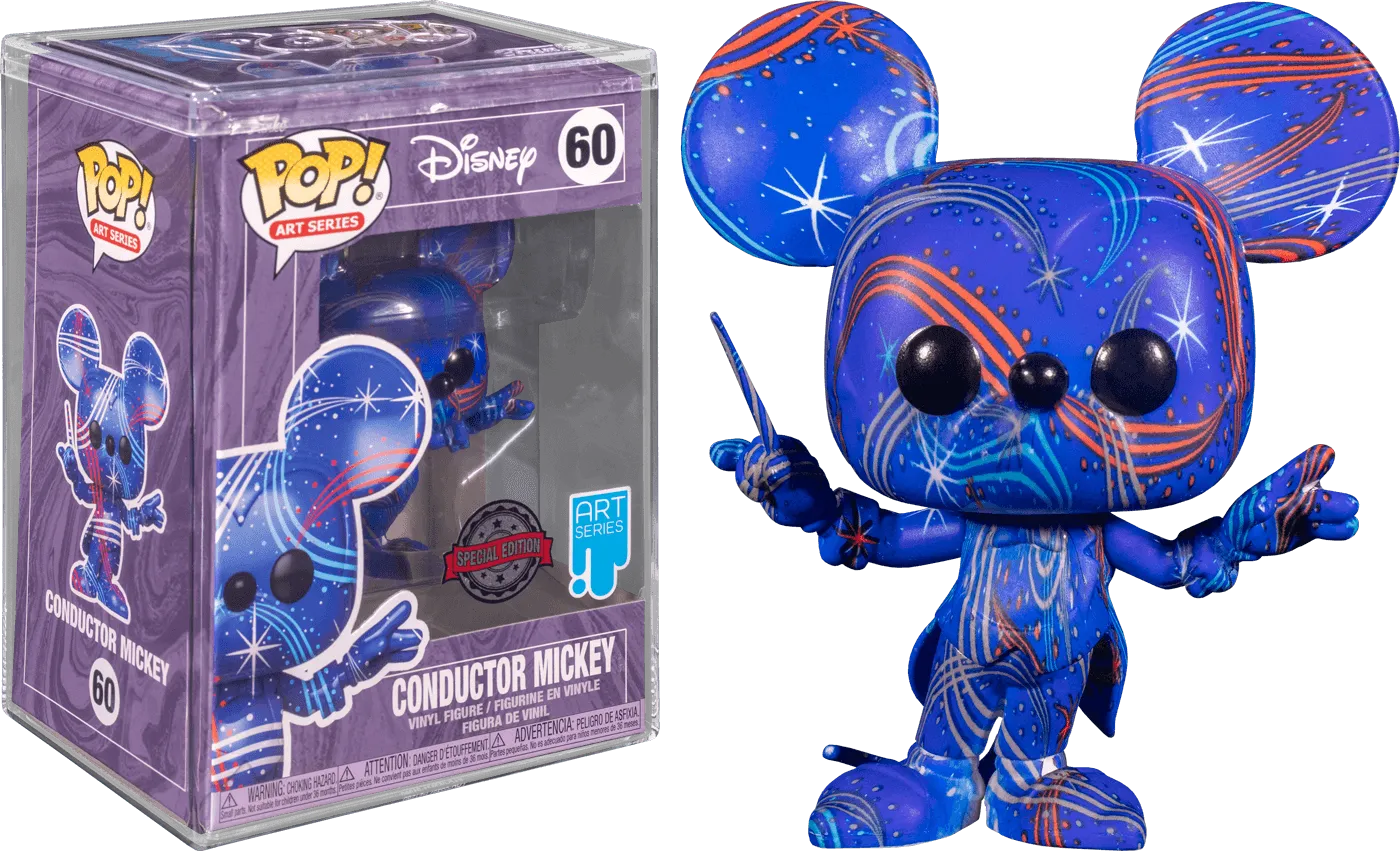 Mickey Mouse - Conductor Mickey (Artist Series) US Exclusive Pop! Vinyl with Protector [RS]