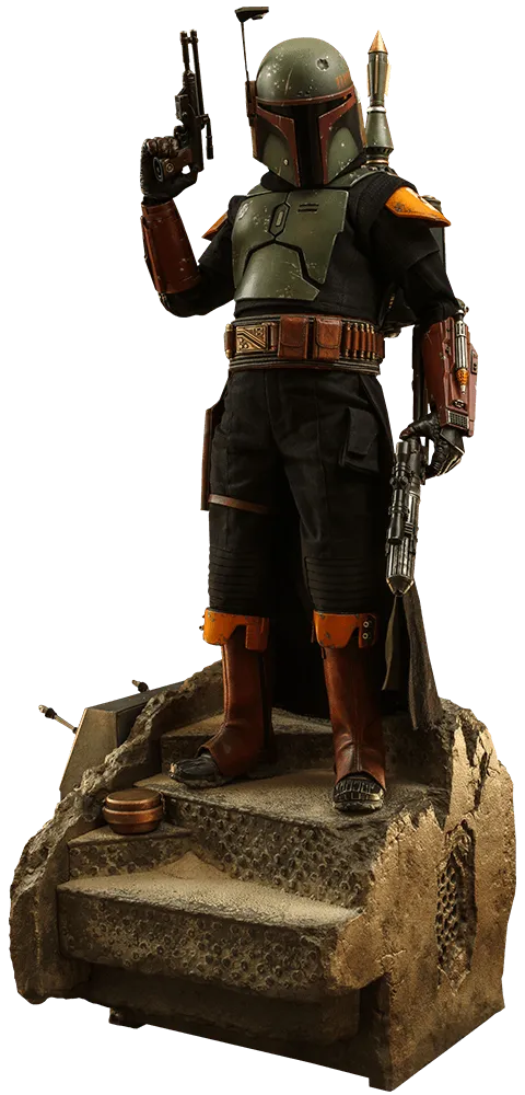 Star Wars: Book of Boba Fett - Boba Fett Deluxe 1:4 Scale Collectable Action Figure