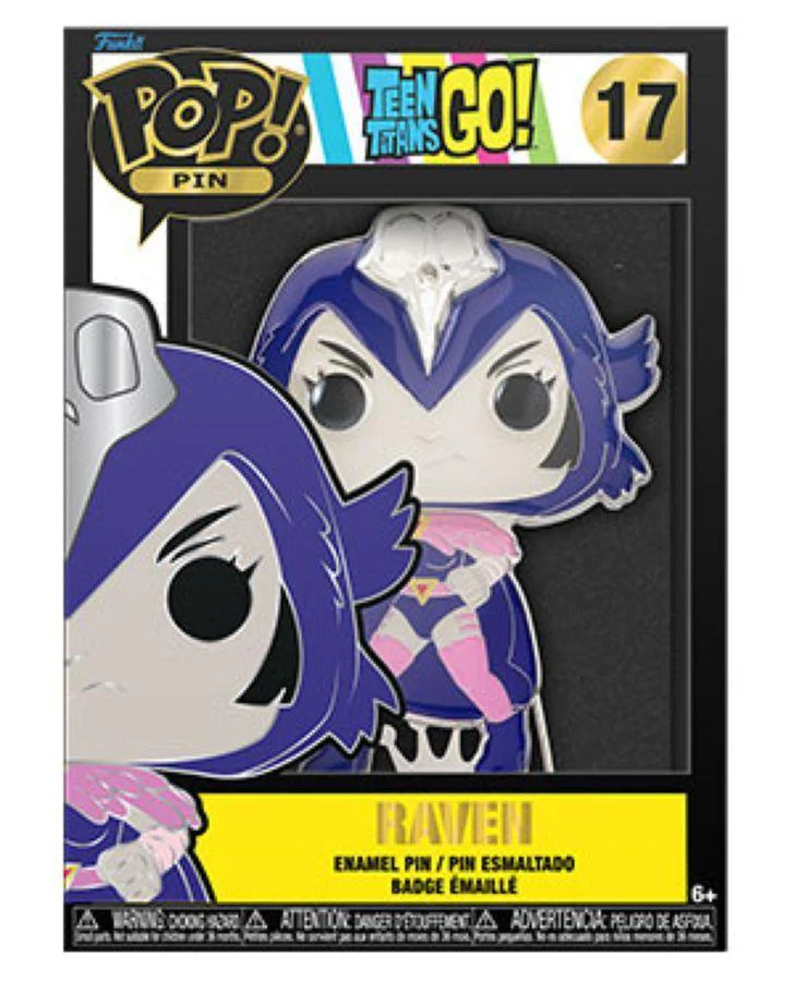 Teen Titans Go! - Raven tNBtS 4" Pop! Enamel Pin - Image 3