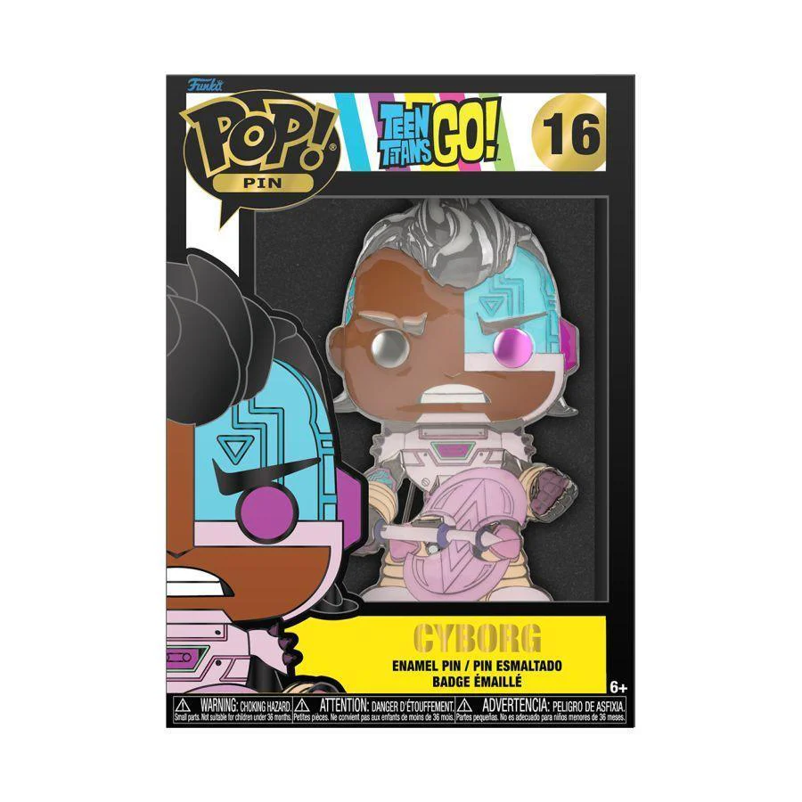 Teen Titans Go! - Cyborg tNBtS 4" Pop! Enamel Pin - Image 3