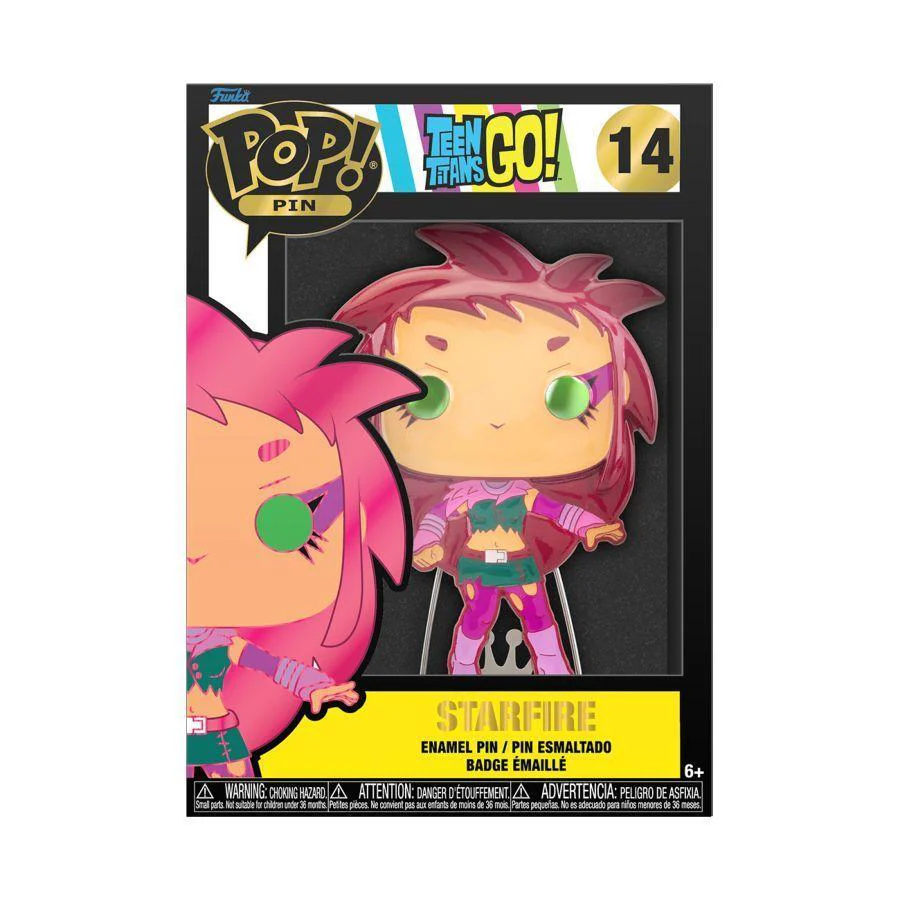 Teen Titans Go! - Starfire tNBtS4" Pop! Enamel Pin - Image 3