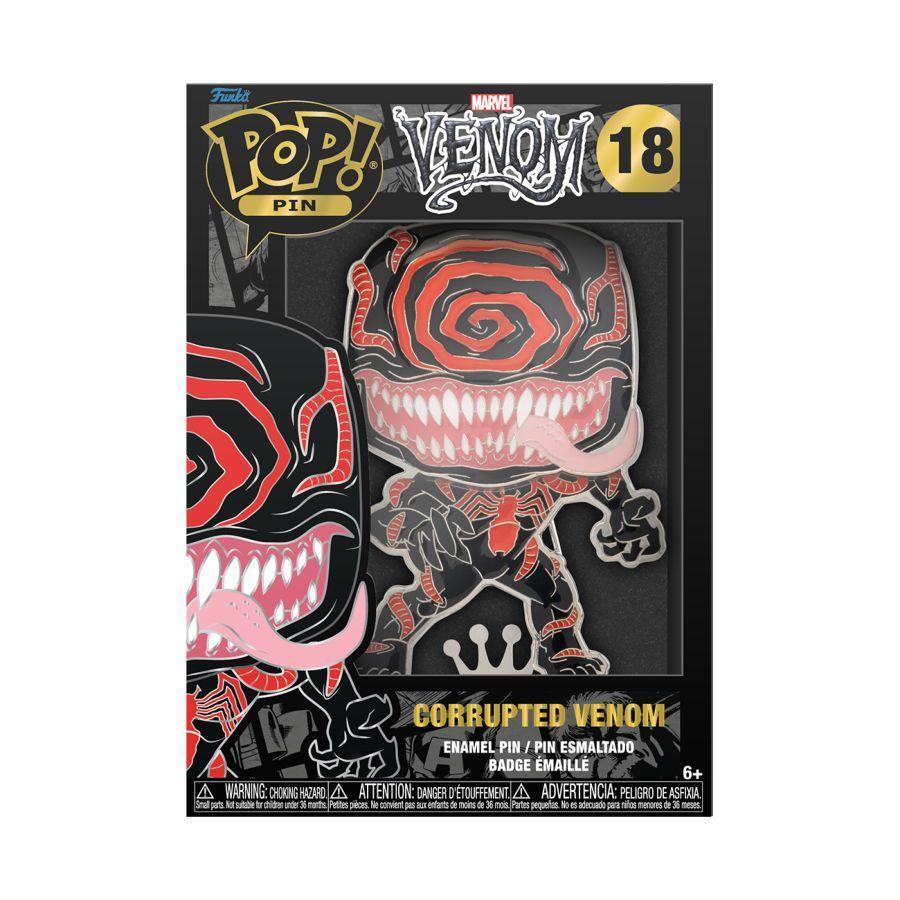 Venom - Venom Corrupted (with chase) 4" Pop! Enamel Pin - Image 3