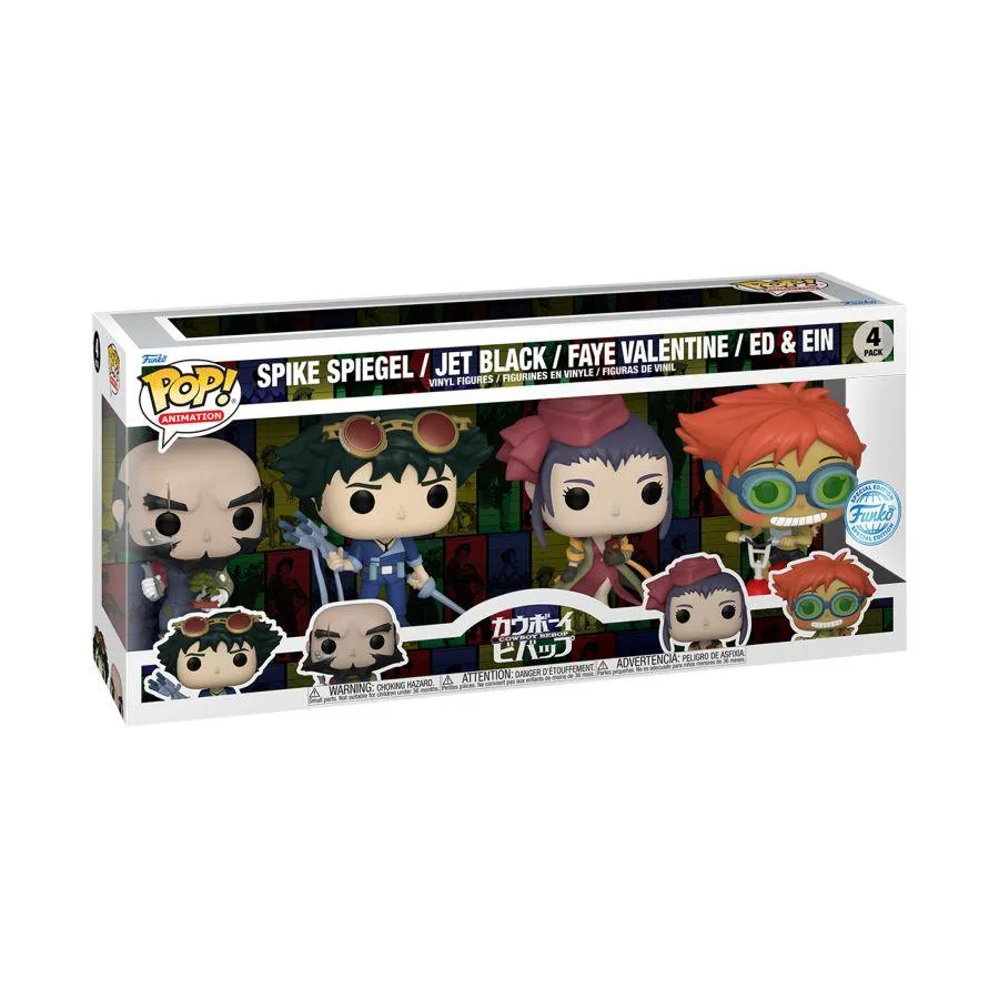 Cowboy Bebop - Bebop US Exclusive Pop! 4-Pack [RS] - Image 4