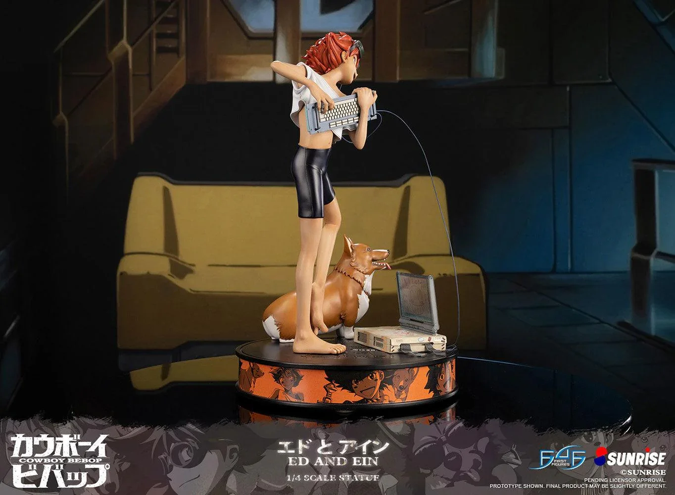 Cowboy Bebop - Ed & Ein Statue - Image 9