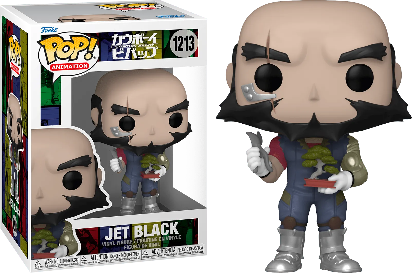 Cowboy Bebop - Jet Black with Bonsai Pop! Vinyl