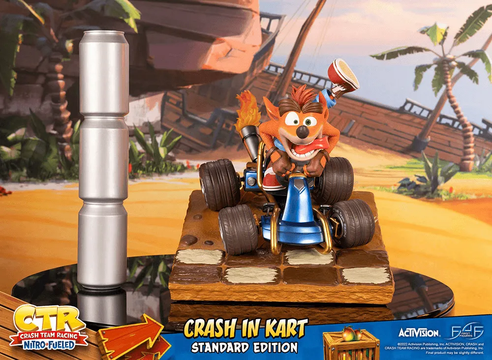 Crash Team Racing: Nitro Fueled - Crash in Kart (Standard Edition) Statue - Image 6