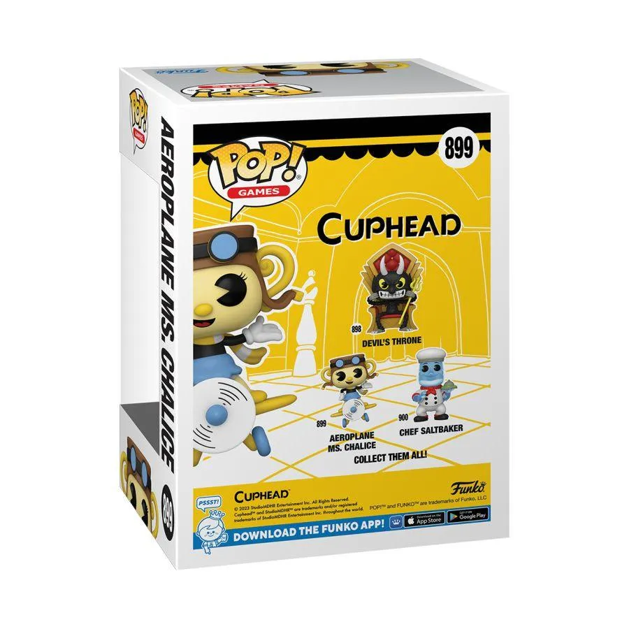 Cuphead - Aeroplane Ms. Chalice Pop! Vinyl - Image 4