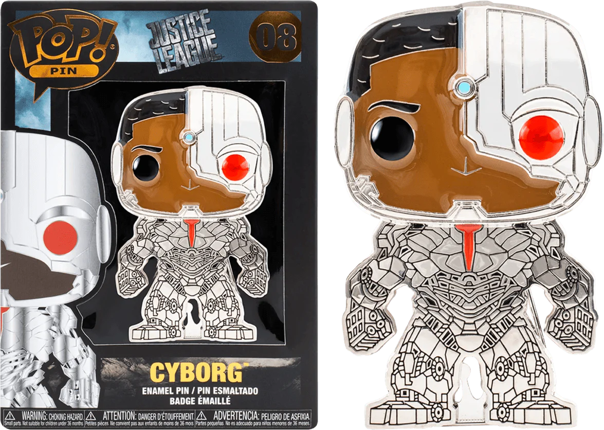 Cyborg - Cyborg 4" Pop! Enamel Pin
