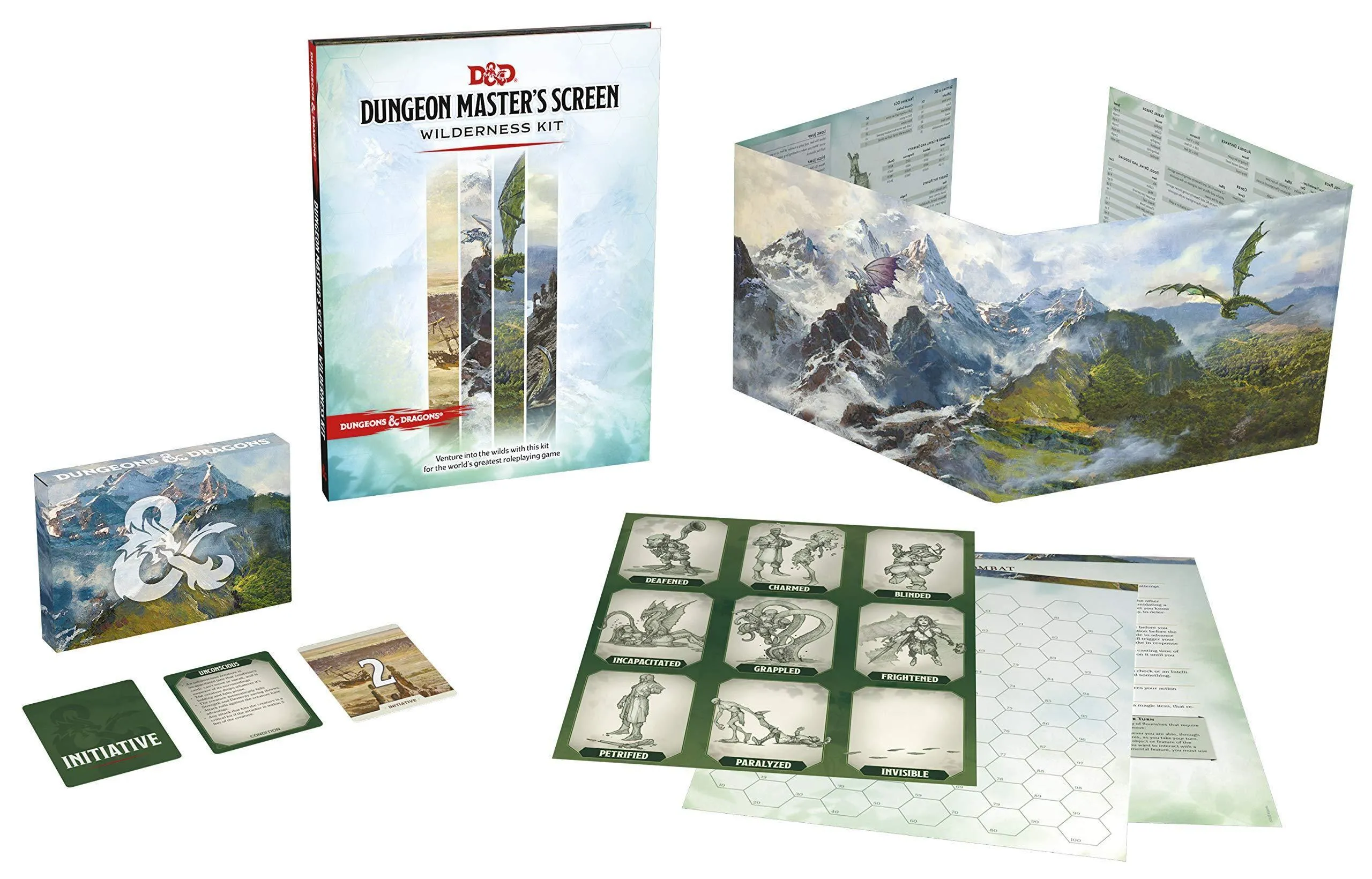 D&D Dungeons & Dragons Masters Screen Wilderness Kit - Image 2