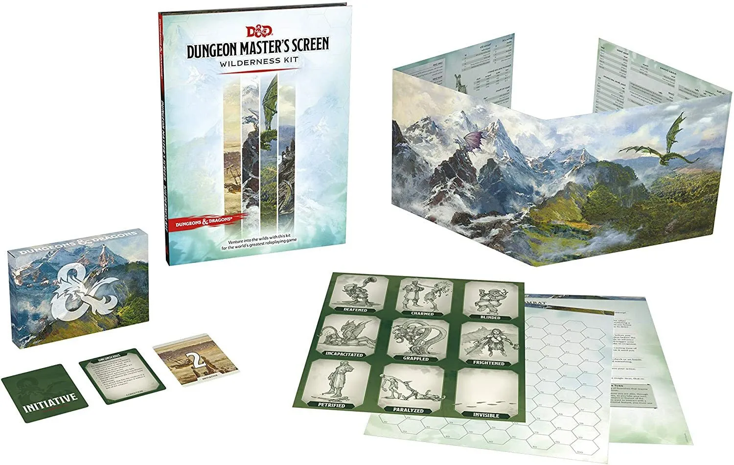 D&D Dungeons & Dragons Masters Screen Wilderness Kit - Image 3