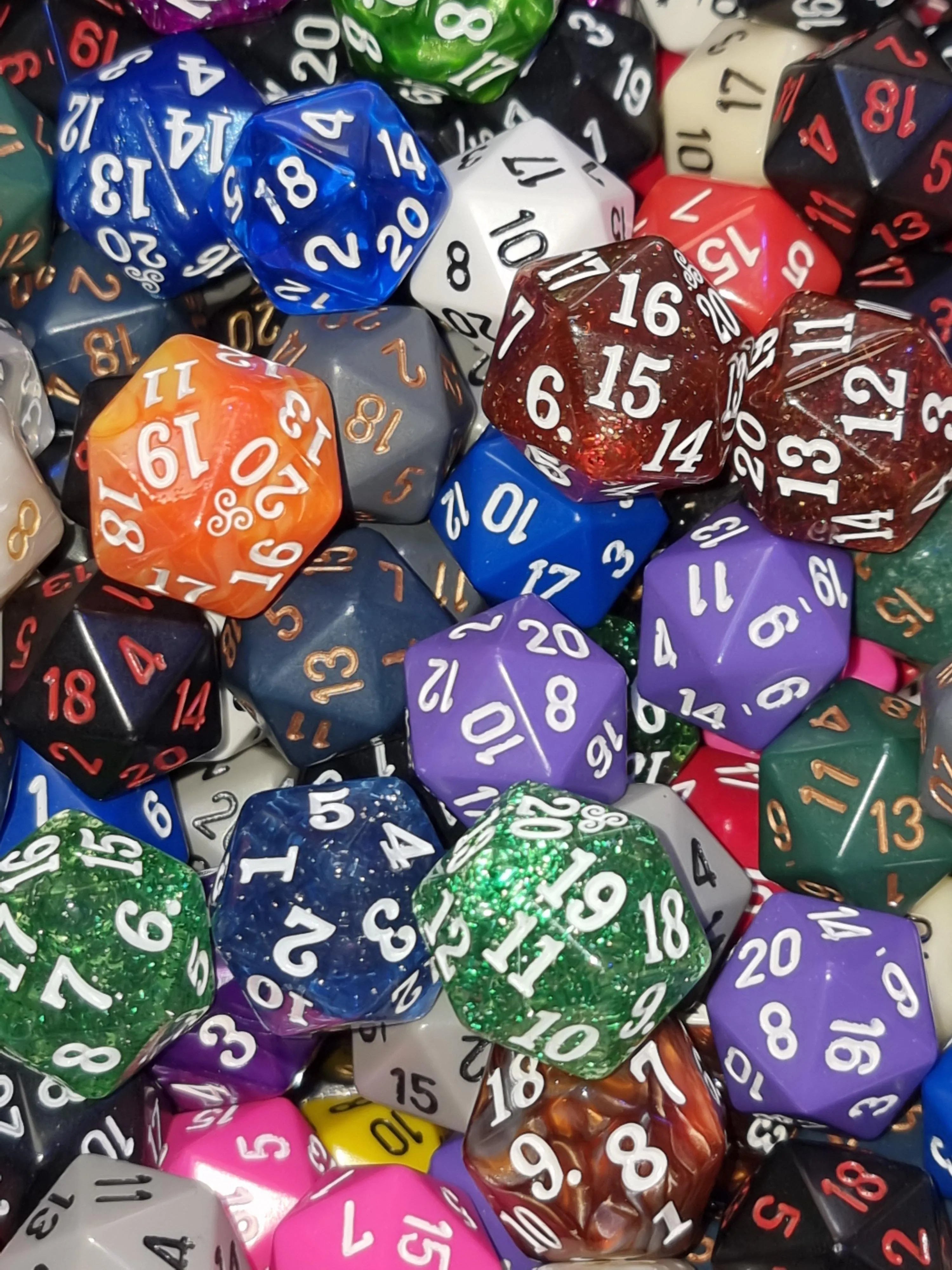 D20 Random Dice (Assorted Dice) (1 Die)