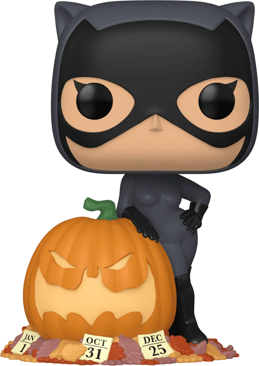 DC Comics - Catwoman with Pumpkin US Exclusive Pop! Vinyl [RS] - Image 2