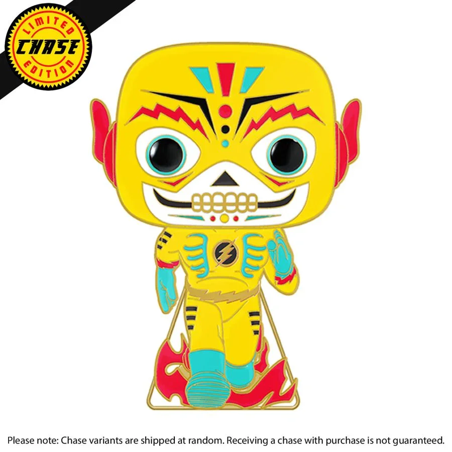 DC Comics - Flash Day of Dead 4" Pop! Pin - Image 3