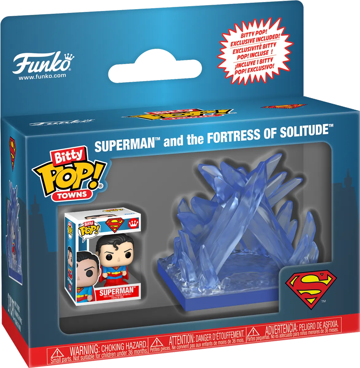 DC Comics - Fortress of Solitude Bitty Pop! Town - Image 2