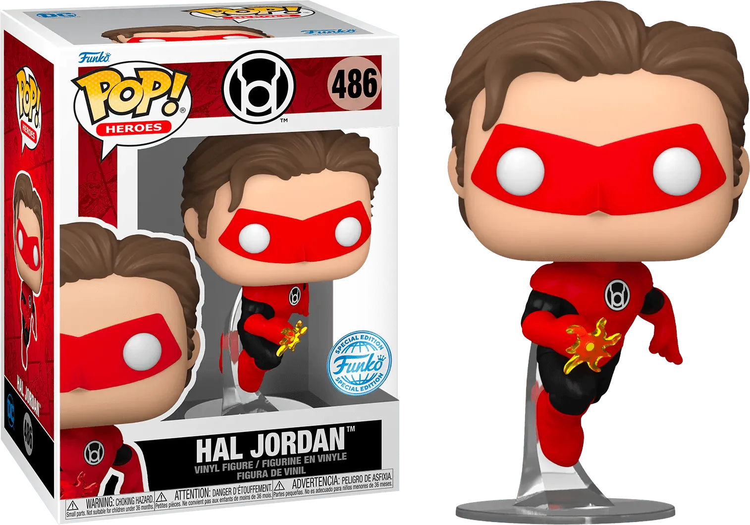 DC Comics - Hal Jordan (Red Lantern) US Exclusive Pop! Vinyl [RS]