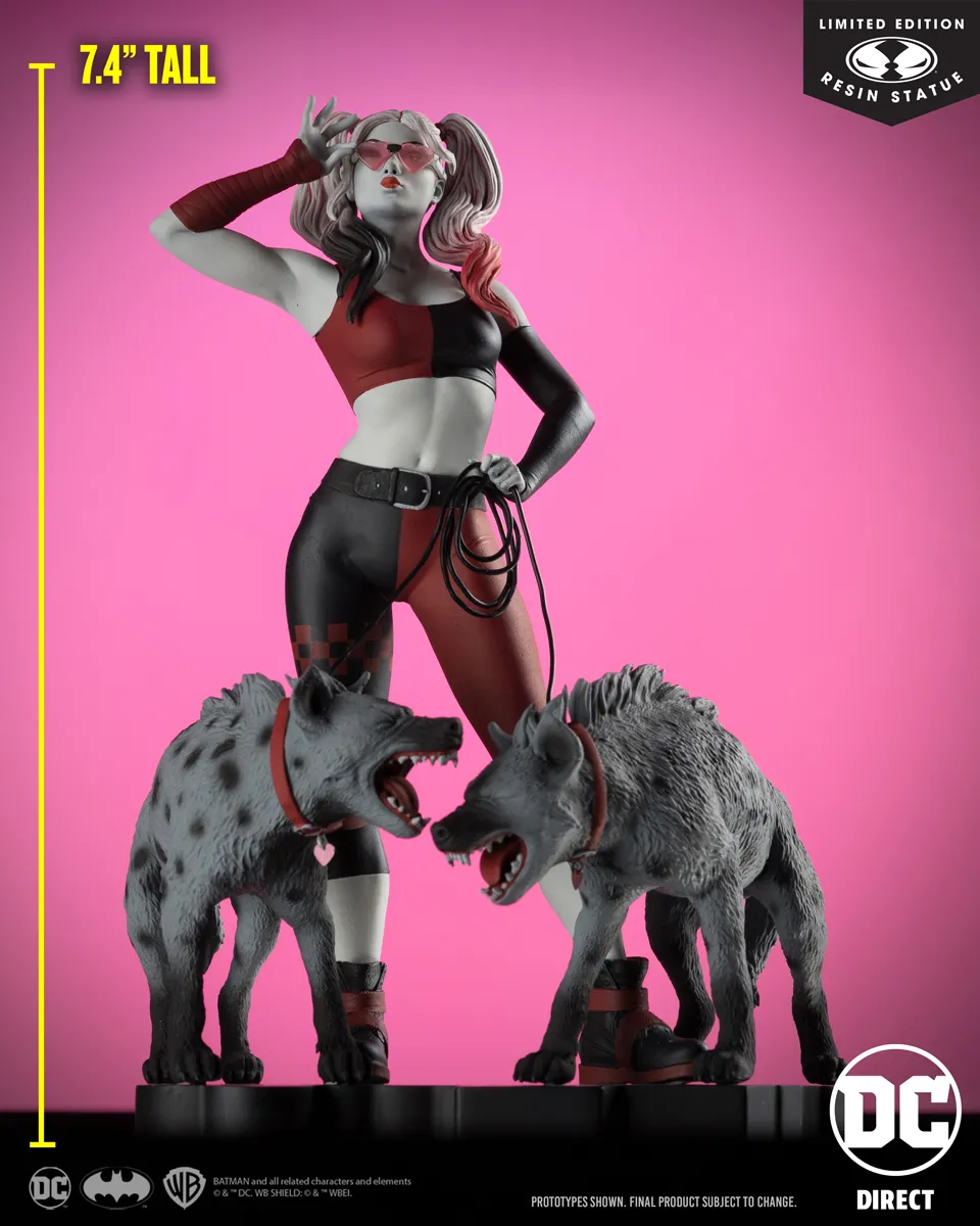 DC Comics - Harley Quinn "Red, White & Black" Resin Statue - Image 4