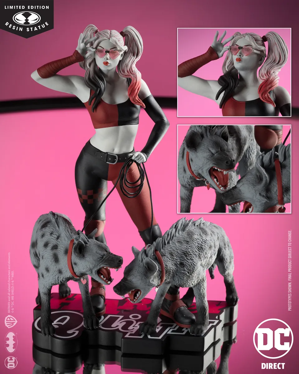 DC Comics - Harley Quinn "Red, White & Black" Resin Statue - Image 5