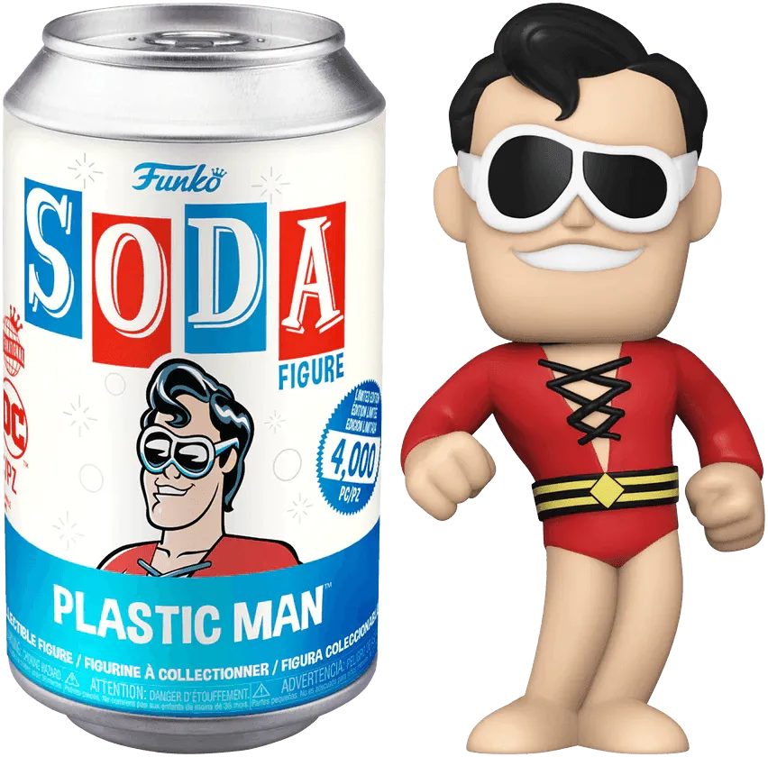 DC Comics - Plastic Man (with chase) Vinyl Soda