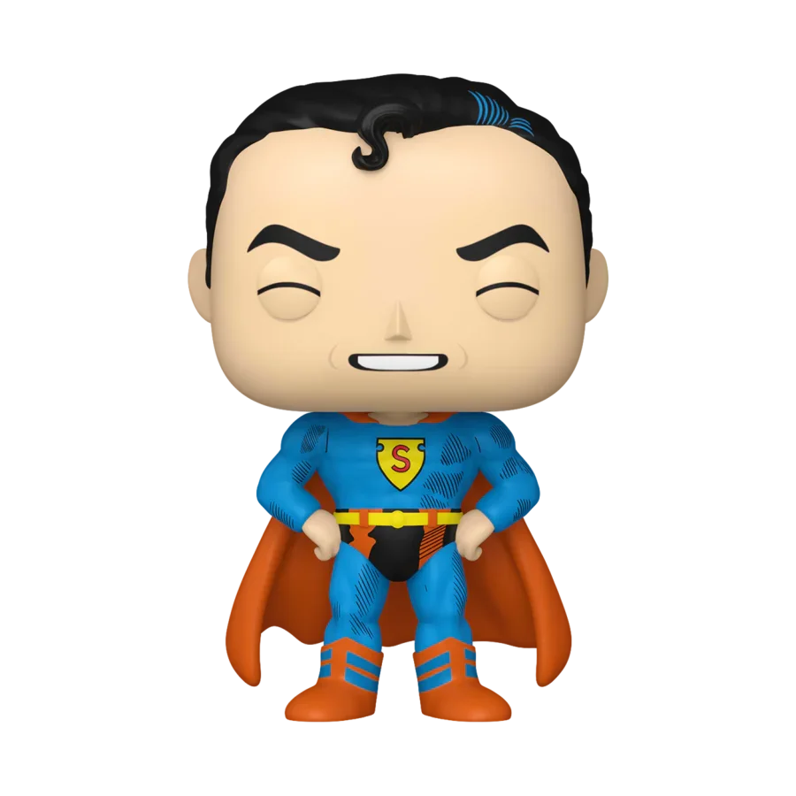 DC Comics: Shield Through the Ages - Golden Age Superman Pop! Vinyl - Image 2
