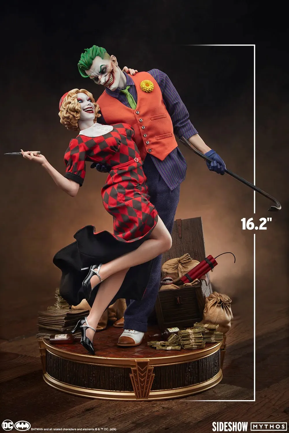 DC Comics - The Joker & Harley Quinn (Lawless Love) Diorama - Image 4