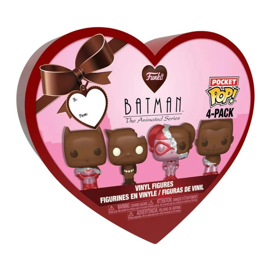 DC Comics: Valentines 2024 - Pocket Pop Heart Box 4-Pack - Image 2